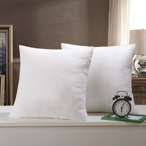 Taie d'oreiller blanche pour coussin standard, 1 pièce 2