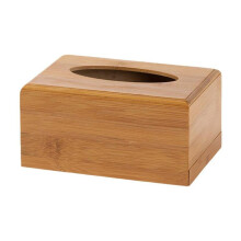 Boîte à mouchoirs carrée en bambou TS, boîte en papier, organisateur de bureau, porte-documents V1Q6