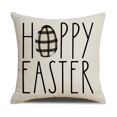 Housse de coussin de Pâques pour canapé et coussin de siège