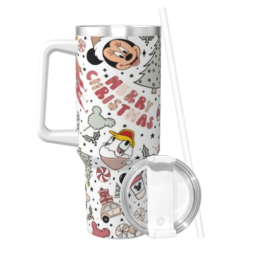 Ποτήρι Mickey Mouse 40oz από ανοξείδωτο ατσάλι με λαβή και 1