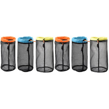 Mesh Drawstring Bags for Sleeping Bag 6 Pcs