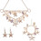 Conjunto de joias de sereia com conchas, estrelas-do-mar e pérolas (3 peças) 1