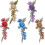 Appliques brodées pivoine, 5 couleurs, 10 pièces 1