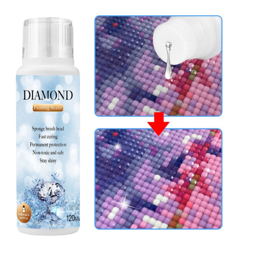 Fixateur pour peinture diamant 5D, colle 118 ml 2
