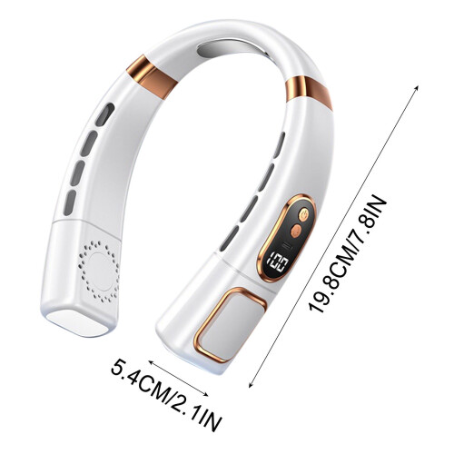 Ανεμιστήρας λαιμού Fankiway USB με ψηφιακή οθόνη και ατμοσφαιρικό φωτισμό 2