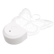Butterfly Night Light Plug-in Wall Color Changing Nursery Night Lamp for Nursery Decor and Birthday Gifts EU Plug