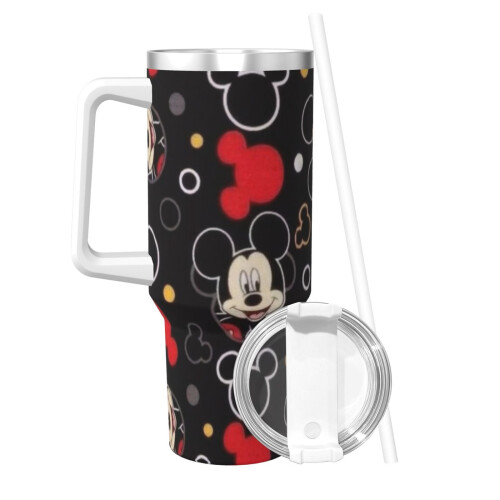 Mickey Mouse 40oz rustfrit stålkrus med hank og 1
