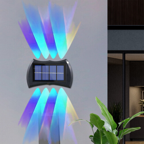 Solar Wall Lights Outdoor Waterproof LED Spotlights4Pack