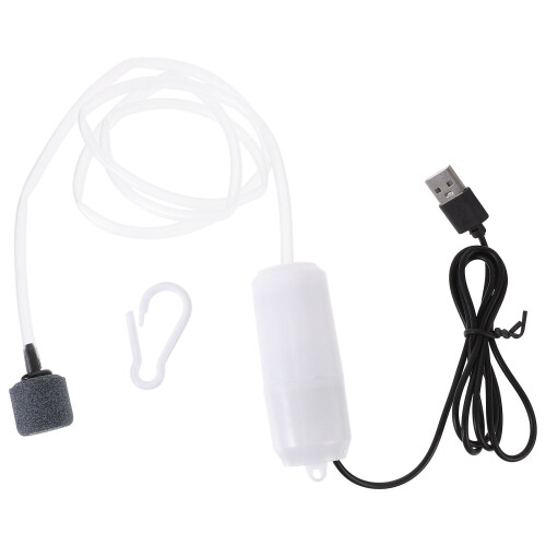 Aquarium Air Pump with Rechargeable Battery USB Powered