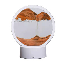 Lampe à sable USB Ympuoqn 15ML, lumière d'ambiance 3D en forme de sablier