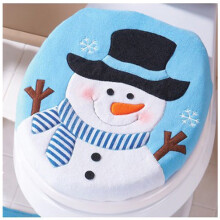 Capino Snowman Toilet Seat Cover for Standard Toilets