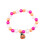 Halloween beaded bracelet orange pumpkin design 1 piece 2