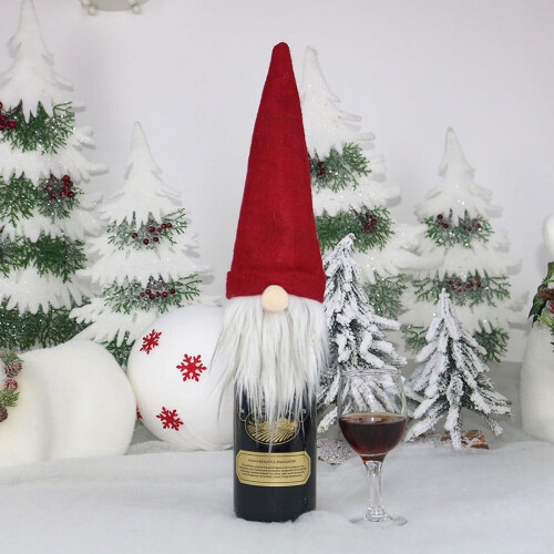 Julvinflaskset med festlig påse