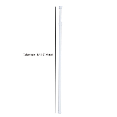 Barre de tension blanche réglable (lot de 2)
