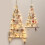 Ensemble décoratif suspendu de bûches triangulaires de Noël 7
