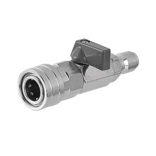 Kulventilsats för högtryckstvätt, 3/8" och 1/4" snabbkoppling