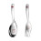 Cuillère repas à manche court en acier inoxydable (1 pièce) 1
