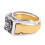 Modeaccessoire met leeuwenring en geheim compartiment. 1