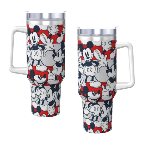 Mickey Mouse-krus i rustfrit stål, 113 ml med hank 2