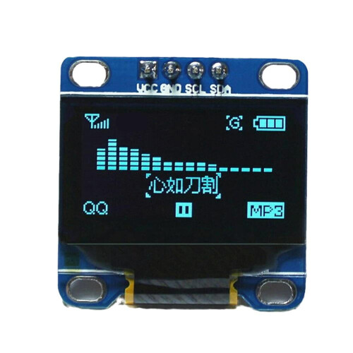 OLED-display SSD1306 0,96 inch 128x64 I2C SPI