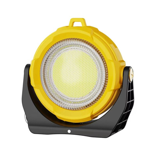 Solar Rechargeable COB LED Flashlight - Multi-Functional Portable Lamp with Magnetic Tail & Emergency Lighting Features