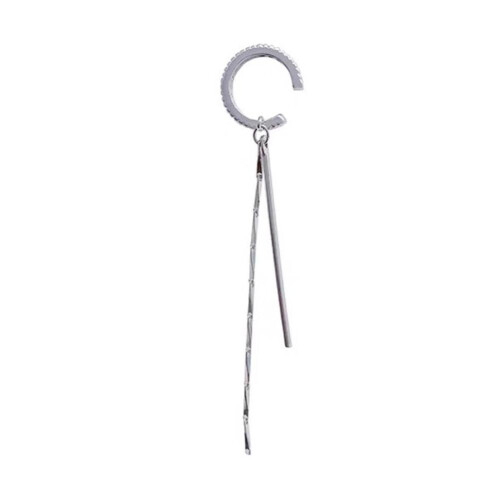 Krystalldusk uten piercing øreklips med strass, 1 par