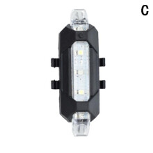 Rechargeable LED bike taillight with multiple modes