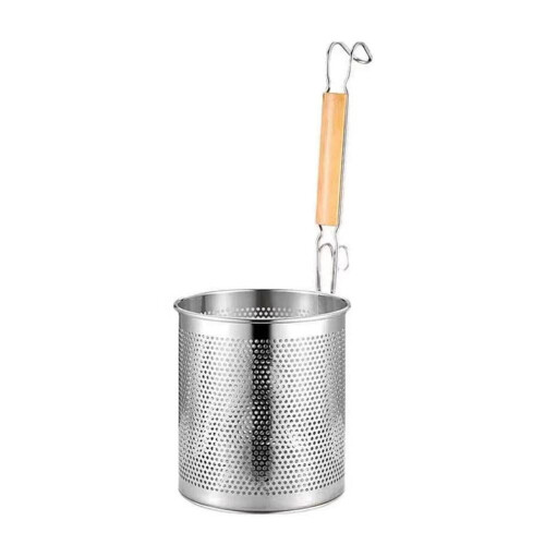 Fry Basket Mesh Skimmer för restaurangmatlagning