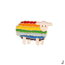 Przypinka emaliowana Rainbow Pride 1 sztuka
