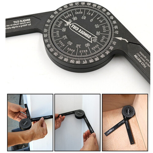 Capino Miter Saw Protractor Rust-Resistant Precision Angle