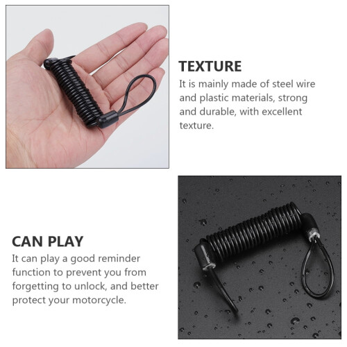 Wire Rope Safety Cable Lock for Mountain Bike Brake Pull 4 1