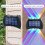 Solar Wall Lights Outdoor Waterproof LED Spotlights4Pack 5