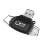 Lector de tarjetas SD/TF USB-C 2 en 1 o 4 en 1 1