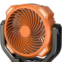 Hanging and Standing Dual-Purpose Camping Fan with Light Large Capacity Long Battery Life Camping Fan Lighting Fan C