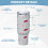 40oz Personalized Tumbler with Handle and Straw 6