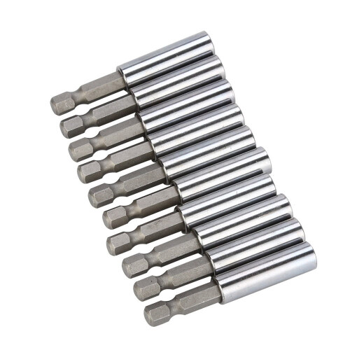 Capino Quick-Change Nut Driver Bit Set, 10-Piece Hex