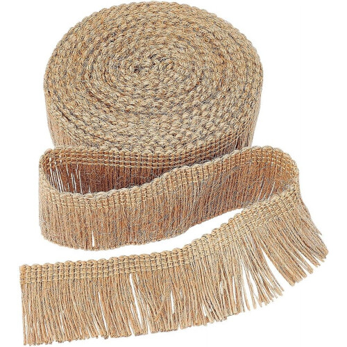 Jute-Fransenborte, 1,46 Zoll breit, 5,5 Yards