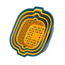 Lot de 6 paniers de cuisine multifonctionnels en plastique P8S3