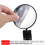 Aluminum Bar End Bike Mirror Adjustable Round HD 1pc 7