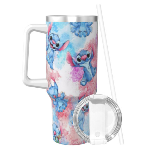 Stitch Personalisierter 40oz Edelstahlbecher mit 1