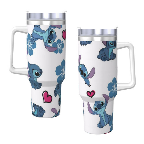 Stitch Personalized 40oz rustfritt stålglass med 2
