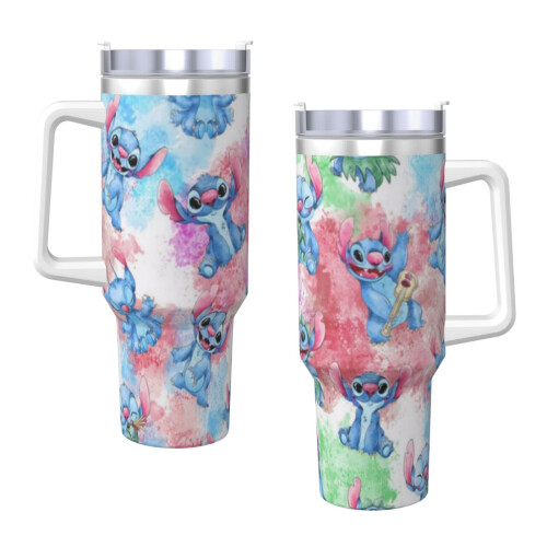 Stitch Personalisierter 40oz Edelstahlbecher mit 2