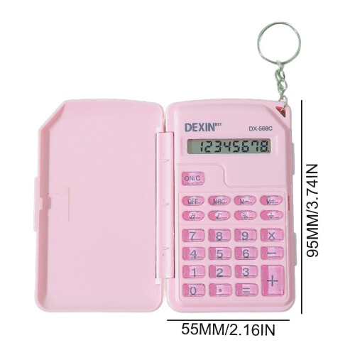 Vmvidoty portable flip-top calculator for school work study 2
