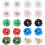 Applique florale à paillettes et strass (20 pièces) 1