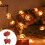 LED Halloween Pumpa Ljusslinga Uppladdningsbar 5