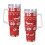 Gobelet isotherme 40 oz avec motif de pull de Noël teckel 3