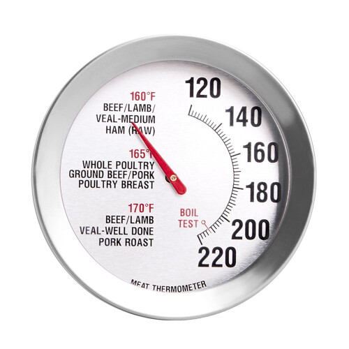 Roasting Meat Thermometer with Easy-Read Face 1-Pack 2