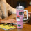 Copo térmico personalizado de aço inoxidável de 40 oz com alça e 7