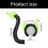 Plush Devil Horn Headbands with Heart Tail 2Pcs Devil-Green set 4
