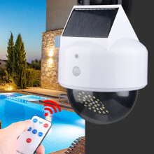 Capino aurinkoenergialla toimiva, vilkkuvalla valolla varustettu valevalvontakamera